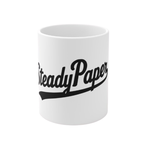 Steady Paper Wordmark Coffee Mug