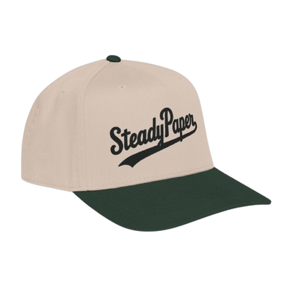 SteadyPaper Vintage Script Baseball Cap